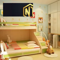 GIƯỜNG TẦNG TRẺ EM NGỌC THỊNH CHO DIỆN TÍCH PHÒNG NHỎ